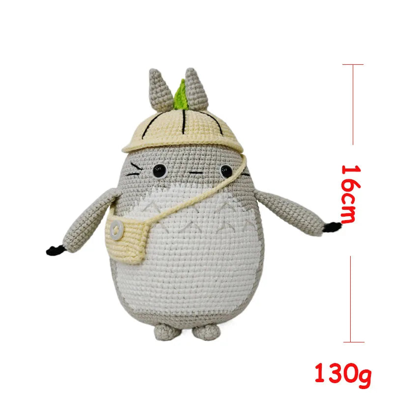 Handmade Crochet Cat Keychain knitting Dolls For Home Accessories Craft Toy Ornaments Birthday Gift