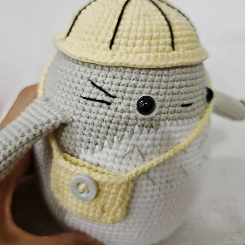 Handmade Crochet Cat Keychain knitting Dolls For Home Accessories Craft Toy Ornaments Birthday Gift