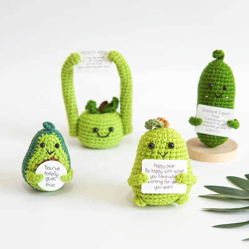 Artificial Sunflower Crochet Flowers Hand Woven Potted Plant Knitted Cactus Home Decor Wedding Gift