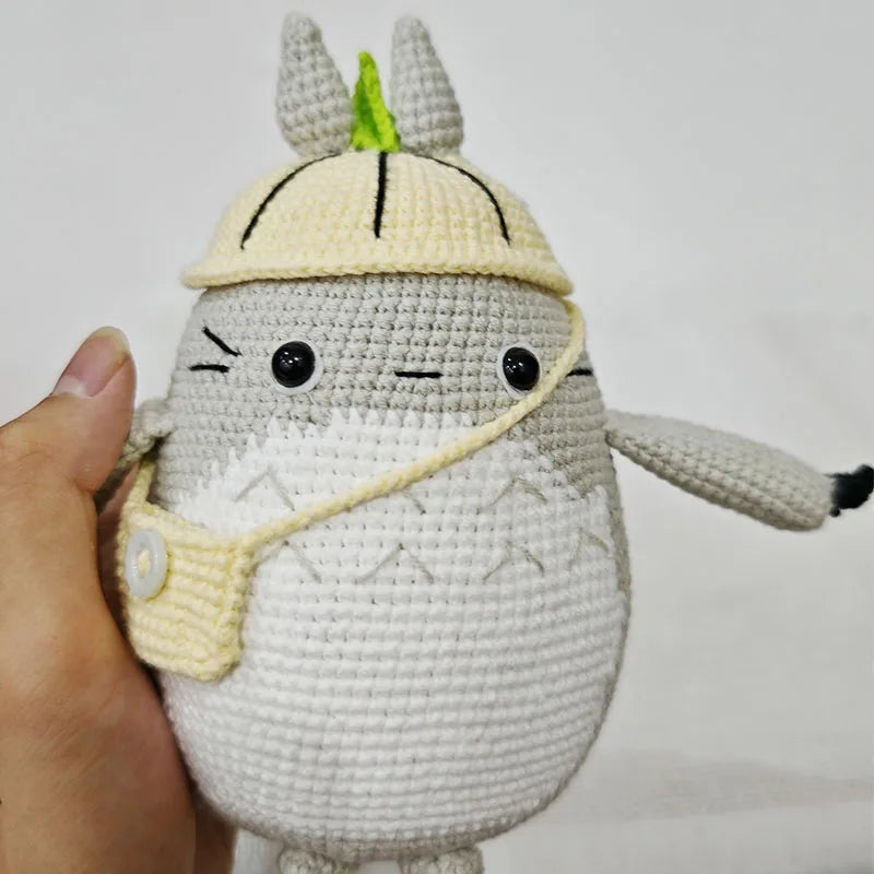 Handmade Crochet Cat Keychain knitting Dolls For Home Accessories Craft Toy Ornaments Birthday Gift