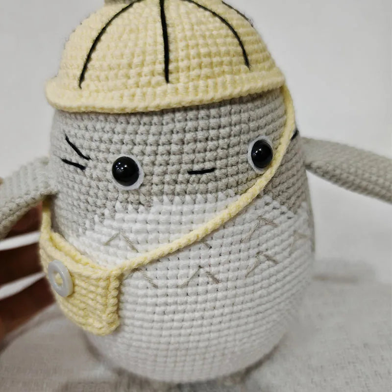 Handmade Crochet Cat Keychain knitting Dolls For Home Accessories Craft Toy Ornaments Birthday Gift